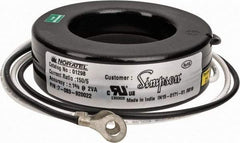 Simpson Electric - 2 VA Burden, 150 Amp AC Input, 5 Amp AC Output, 50 to 400 Hz, Panel Meter Donut Current Transformer - Screw Terminal, For Use with AC Ammeter - Industrial Tool & Supply
