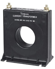 Simpson Electric - 100 Amp AC Input, 60 Hz, Panel Meter Current Transducer - 20, Screw Terminal, For Use with AC Ammeter - Industrial Tool & Supply