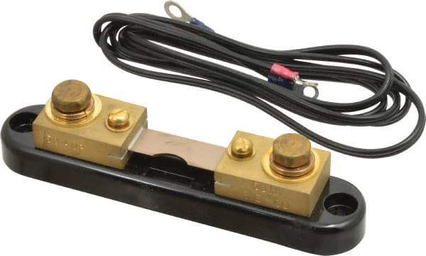 Simpson Electric - Panel Meter Portable Shunt - 50, 50 mV Drop, Screw Terminal, For Use with Falcon Series 200 mVDC Meters - Industrial Tool & Supply