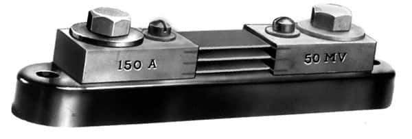 Simpson Electric - Panel Meter Portable Shunt - 150, 50 mV Drop, Screw Terminal, For Use with Falcon Series 200 mVDC Meters - Industrial Tool & Supply