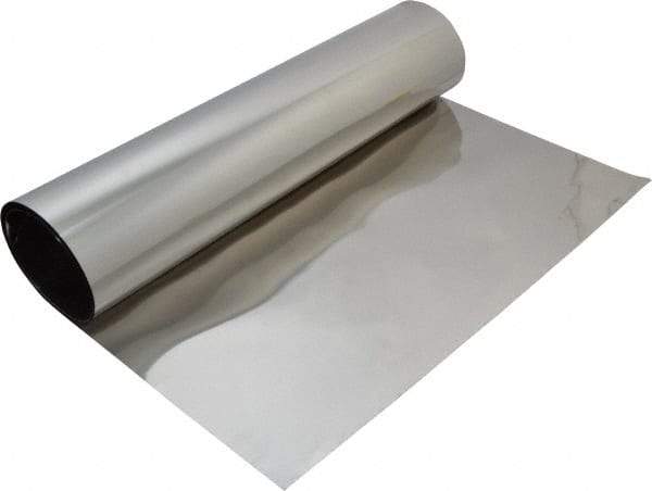 Made in USA - 50 Inch Long x 12 Inch Wide x 0.001 Inch Thick, Roll Shim Stock - Stainless Steel - Industrial Tool & Supply