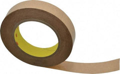 3M - 60 Yds. Long x 1" Wide, High Strength Acrylic Adhesive Transfer Tape - Paper Liner, 2 mil Thick - Industrial Tool & Supply