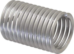 Heli-Coil - 3/4-10 UNC, 1-1/2" OAL, Free Running Helical Insert - 13 Free Coils, Tanged, 304 Stainless Steel, Bright Finish, 2D Insert Length - Industrial Tool & Supply