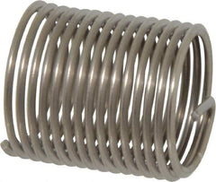 Heli-Coil - 3/4-16 UNF, 1-1/8" OAL, Free Running Helical Insert - 15-1/8 Free Coils, Tanged, 304 Stainless Steel, Bright Finish, 1-1/2D Insert Length - Industrial Tool & Supply