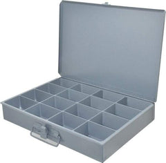 Durham - 16 Compartment Small Steel Storage Drawer - 13-3/8 Inches Wide x 9-1/4 Inches Deep - Industrial Tool & Supply