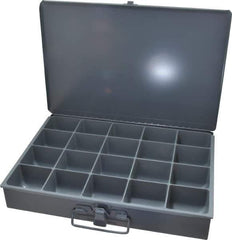 Durham - 20 Compartment Small Steel Storage Drawer - 13-3/8 Inches Wide x 9-1/4 Inches Deep - Industrial Tool & Supply