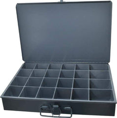 Durham - 24 Compartment Small Steel Storage Drawer - 13-3/8 Inches Wide x 9-1/4 Inches Deep - Industrial Tool & Supply