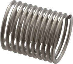 Heli-Coil - M14x1.50 Metric Fine, 21mm OAL, Free Running Helical Insert - 11-3/8 Free Coils, Tanged, Stainless Steel, Bright Finish, 1-1/2D Insert Length - Industrial Tool & Supply
