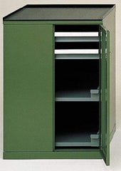 LISTA - 2 Drawer Machine Accessory Cabinet - 28-1/4 Inches Wide x 39-3/8 Inches High x 29-1/2 Inches Deep, 5,000 Lbs. Load Capacity - Industrial Tool & Supply