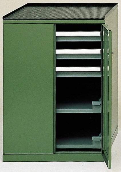 LISTA - 3 Drawer Machine Accessory Cabinet - 28-1/4 Inches Wide x 39-3/8 Inches High x 29-1/2 Inches Deep, 5,000 Lbs. Load Capacity - Industrial Tool & Supply