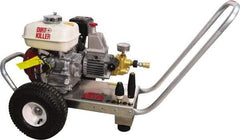 Dirt Killer - Gas, 6.5 hp, 2,600 psi, 3.5 GPM, Cold Water Pressure Washer - 50' x 3/8" Hose - Industrial Tool & Supply
