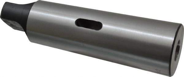 Interstate - MT2 Inside Morse Taper, MT5 Outside Morse Taper, Standard Reducing Sleeve - Hardened & Ground Throughout, 1/4" Projection, 247mm OAL, 30mm Body Diam - Exact Industrial Supply