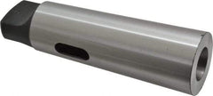 Interstate - MT3 Inside Morse Taper, MT5 Outside Morse Taper, Standard Reducing Sleeve - Hardened & Ground Throughout, 1/4" Projection, 268mm OAL, 36mm Body Diam - Exact Industrial Supply