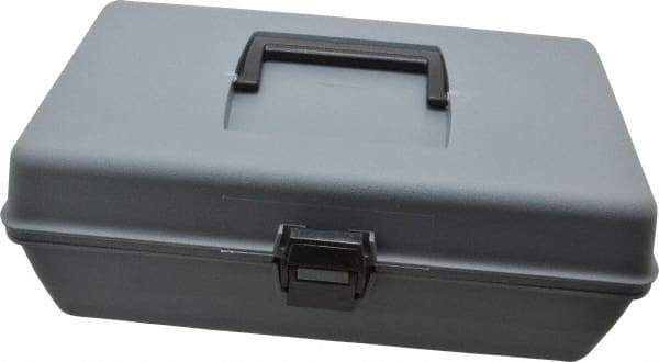 Flambeau - 1 Compartment Utility Tool Box - 11-1/8" Wide x 5-3/4" Deep x 4" High, Copolymer Resin, Gray - Industrial Tool & Supply