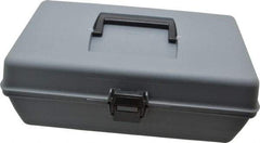Flambeau - 1 Compartment Utility Tool Box - 11-1/8" Wide x 5-3/4" Deep x 4" High, Copolymer Resin, Gray - Industrial Tool & Supply