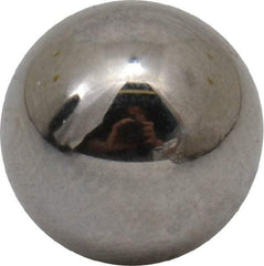 Value Collection - 11/32 Inch Diameter, Grade 25, Chrome Steel Ball - 62 to 66 C Hardness, 0.00005 Inch Diameter Deviation, 0.000025 Inch Sphericity - Industrial Tool & Supply