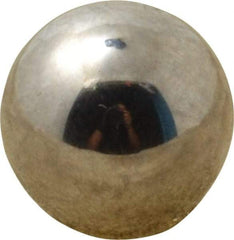 Value Collection - 13/32 Inch Diameter, Grade 25, Chrome Steel Ball - 62 to 66 C Hardness, 0.00005 Inch Diameter Deviation, 0.000025 Inch Sphericity - Industrial Tool & Supply