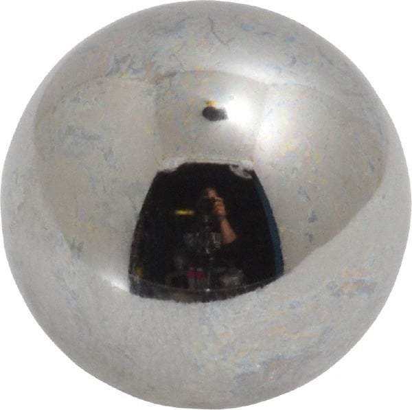 Value Collection - 3/4 Inch Diameter, Grade 25, Chrome Steel Ball - 62 to 66 C Hardness, 0.00005 Inch Diameter Deviation, 0.000025 Inch Sphericity - Industrial Tool & Supply