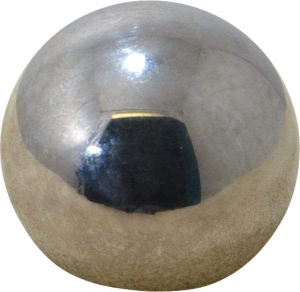 Value Collection - 1-1/8 Inch Diameter, Grade 25, Chrome Steel Ball - 62 to 66 C Hardness, 0.00005 Inch Diameter Deviation, 0.000025 Inch Sphericity - Industrial Tool & Supply