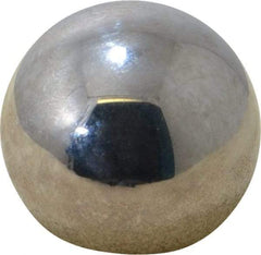 Value Collection - 1-1/8 Inch Diameter, Grade 25, Chrome Steel Ball - 62 to 66 C Hardness, 0.00005 Inch Diameter Deviation, 0.000025 Inch Sphericity - Industrial Tool & Supply