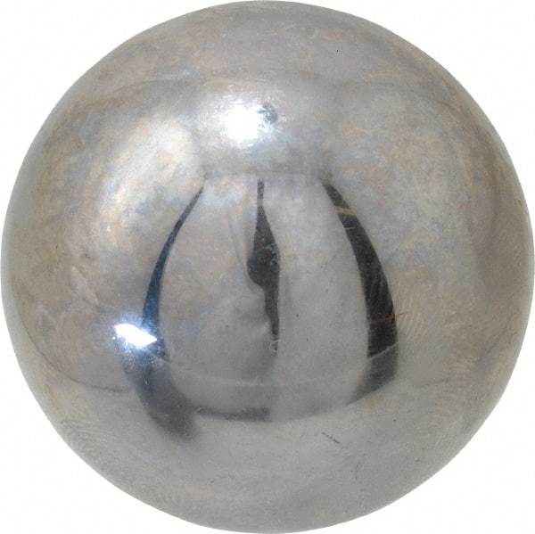 Value Collection - 1-1/4 Inch Diameter, Grade 25, Chrome Steel Ball - 62 to 66 C Hardness, 0.00005 Inch Diameter Deviation, 0.000025 Inch Sphericity - Industrial Tool & Supply