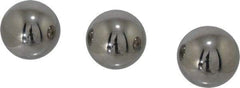 Value Collection - 1-1/2 Inch Diameter, Grade 50, Chrome Steel Ball - 62 to 66 C Hardness, 0.00005 Inch Diameter Deviation, 0.000025 Inch Sphericity - Industrial Tool & Supply