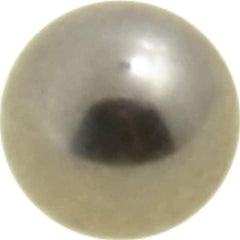 Value Collection - 3 mm Diameter, Grade 25, Chrome Steel Ball - 62 to 66 C Hardness, 0.00005 Inch Diameter Deviation, 0.000025 Inch Sphericity - Industrial Tool & Supply