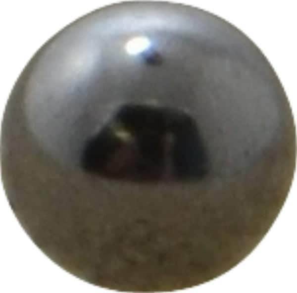 Value Collection - 3.5 mm Diameter, Grade 25, Chrome Steel Ball - 62 to 66 C Hardness, 0.00005 Inch Diameter Deviation, 0.000025 Inch Sphericity - Industrial Tool & Supply