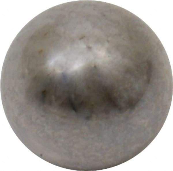 Value Collection - 4 mm Diameter, Grade 25, Chrome Steel Ball - 62 to 66 C Hardness, 0.00005 Inch Diameter Deviation, 0.000025 Inch Sphericity - Industrial Tool & Supply