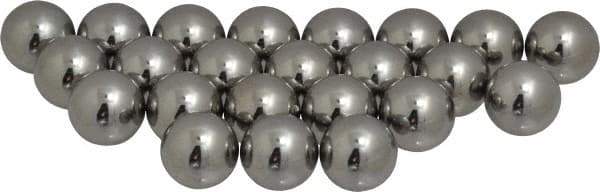 Value Collection - 3/4 Inch Diameter, Grade 1,000, Carbon Steel Ball - 60 to 67 C M.N. Hardness, 0.005 Inch Diameter Deviation, 0.001000 Inch Sphericity - Industrial Tool & Supply