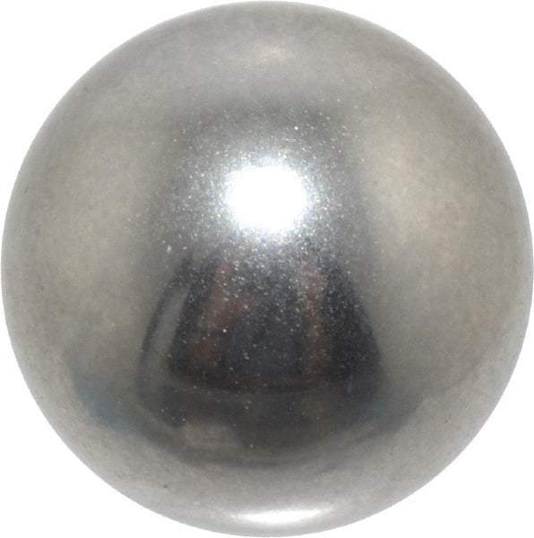 Value Collection - 3/8 Inch Diameter, Grade 100, 440-C Stainless Steel Ball - 57 - 61 C Hardness, 0.0005 Inch Sphericity, 0.0005 Inch Diameter Deviation - Industrial Tool & Supply