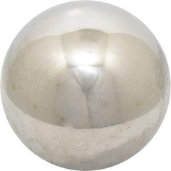 Value Collection - 2 Inch Diameter, Grade 100, 440-C Stainless Steel Ball - 57 - 61 C Hardness, 0.0005 Inch Sphericity, 0.0005 Inch Diameter Deviation - Industrial Tool & Supply