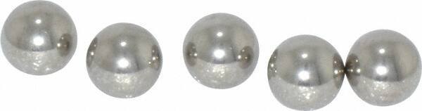 Value Collection - 1/4 Inch Diameter, Grade 100, 316 Stainless Steel Ball - 40 - 45 C Hardness, 0.0001 Inch Sphericity, 0.0001 Inch Diameter Deviation - Industrial Tool & Supply