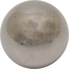 Value Collection - 3/8 Inch Diameter, Grade 100, 316 Stainless Steel Ball - 40 - 45 C Hardness, 0.0001 Inch Sphericity, 0.0001 Inch Diameter Deviation - Industrial Tool & Supply