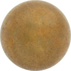 Value Collection - 1/2 Inch Diameter Brass Ball - 0.0002 Inch Sphericity, Grade 200, 75 to 87 B Hardness - Industrial Tool & Supply