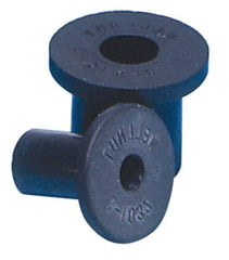 RivetKing - #10-32, 0.562" Diam x 0.04" Thick Flange, Rubber Insulated Rivet Nut - UNF Thread, Rubber, 0.377" Body Diam, 0.665" OAL - Industrial Tool & Supply