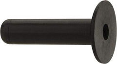 RivetKing - #6-32, 0.554" Diam x 0.035" Thick Flange, Rubber Insulated Rivet Nut - UNC Thread, Rubber, 0.24" Body Diam, 0.981" OAL - Industrial Tool & Supply