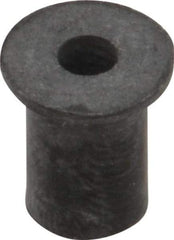 RivetKing - #6-32, 0.452" Diam x 0.062" Thick Flange, Rubber Insulated Rivet Nut - UNC Thread, Rubber, 5/16" Body Diam, 1/2" OAL - Industrial Tool & Supply