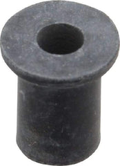RivetKing - #8-32, 0.438" Diam x 0.052" Thick Flange, Rubber Insulated Rivet Nut - UNC Thread, Rubber, 5/16" Body Diam, 1/2" OAL - Industrial Tool & Supply
