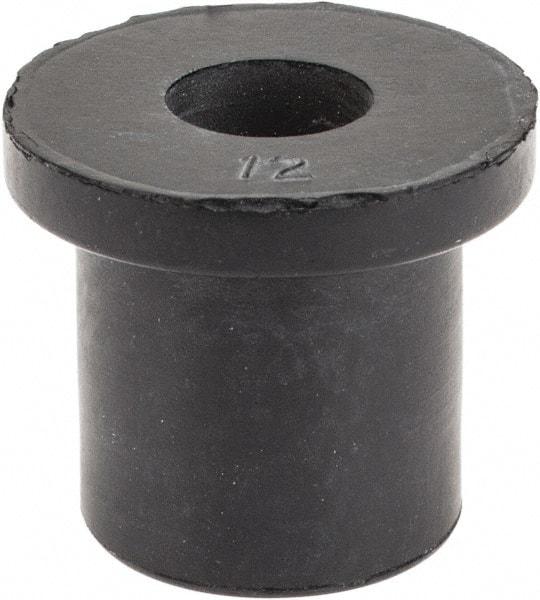 RivetKing - 5/16-18, 7/8" Diam x 1/8" Thick Flange, Rubber Insulated Rivet Nut - UNC Thread, Rubber, 9/16" Body Diam, 0.725" OAL - Industrial Tool & Supply