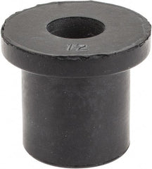 RivetKing - 5/16-18, 7/8" Diam x 1/8" Thick Flange, Rubber Insulated Rivet Nut - UNC Thread, Rubber, 9/16" Body Diam, 0.725" OAL - Industrial Tool & Supply