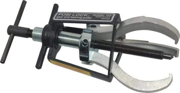 Posi Lock Puller - Steel 3-Jaw Miniature Bearing Puller - 3" Reach, For Bearings, Gears & Pulleys - Industrial Tool & Supply