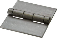 Value Collection - 3" Long x 3" Wide x 0.12" Thick, 316 Stainless Steel Commercial Hinge - 0.25" Pin Diam - Industrial Tool & Supply