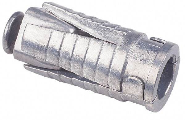 Made in USA - 1/2" Diam, 1/2" Drill, 5" OAL, 1-1/4" Min Embedment Taper Bolt Concrete Anchor - Grade 5 Steel, Zinc-Plated Finish, Hex Head, Hex Drive - Industrial Tool & Supply