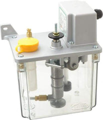 Trico - 2 L Reservoir Capacity, 3 - 6 cm Output per Cycle, 18-36 cm Output per Hour, Electric Central Lubrication System - 10 Min Interval Between Cycles, 130mm Wide x 225mm High, 110 Volts, Oil, 5/16-24 Outlet Thread - Industrial Tool & Supply