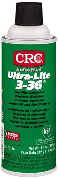 CRC - 16 oz Aerosol Dry Film Lubricant - Amber, -40°F to 300°F, Food Grade - Industrial Tool & Supply