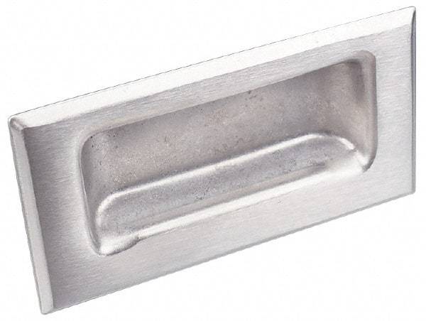 Made in USA - Stainless Steel Door Pull - Polished Finish - Industrial Tool & Supply