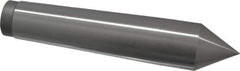 Value Collection - 1.24" Head Diam, Steel Standard Point Solid Dead Center - 4MT Morse Taper, 1.24" Point Diam, 6-5/16" OAL - Industrial Tool & Supply