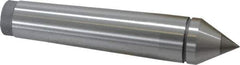 Value Collection - 0.95" Head Diam, Carbide-Tipped Steel Standard Point Solid Dead Center - 3MT Morse Taper, 0.95" Point Diam, 4.92" OAL - Industrial Tool & Supply