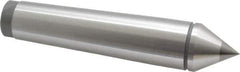 Value Collection - 1.24" Head Diam, Carbide-Tipped Steel Standard Point Solid Dead Center - 4MT Morse Taper, 1.24" Point Diam, 6-5/16" OAL - Industrial Tool & Supply